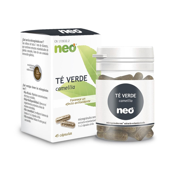 NEOVITAL HEALTH Té Verde NEO Microgránulos (45 CÁPSULAS)