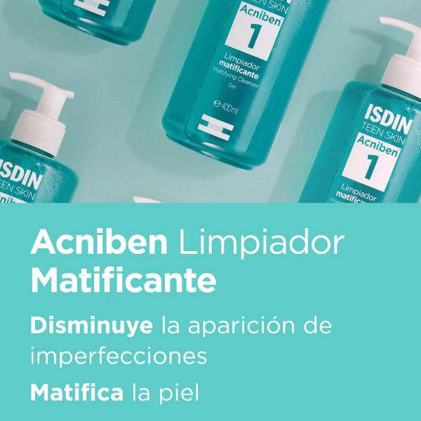 ISDIN ACNIBEN GEL LIMPIADOR MATIFICANTE (400ML)