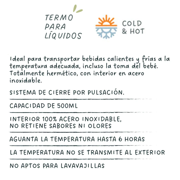 SUAVINEX TERMO PARA LIQUIDOS WONDERLAND AZUL (500ML)