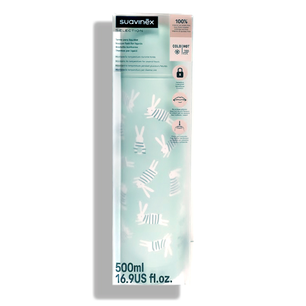 SUAVINEX TERMO PARA LIQUIDOS WONDERLAND AZUL (500ML)