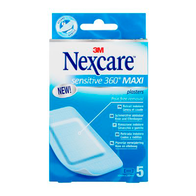 Nexcare Tiras Adhesivas  Sensitive 360º MAX (5uds)	