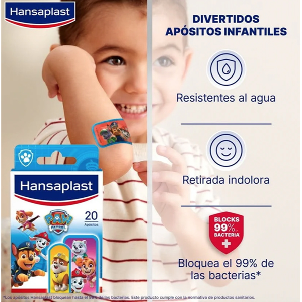 HANSAPLAST TIRITAS PATRULLA CANINA (20 UNIDADES)