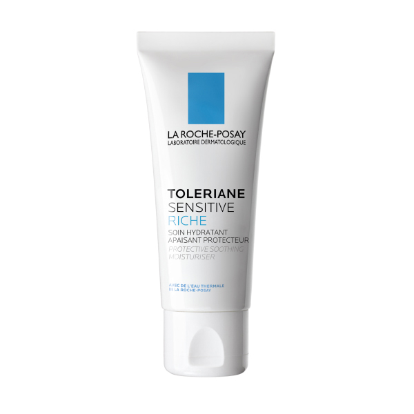 LA ROCHE POSAY TOLERIANE SENSITIVE RICA CUIDADO DERMATOLÓGICO HIDRATANTE PREBIOTICO (40ML)