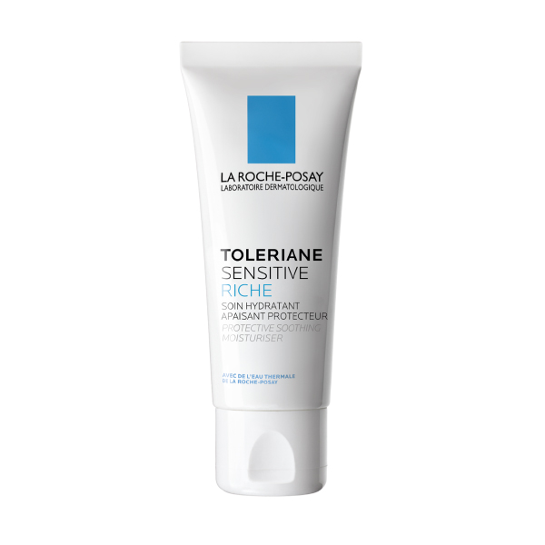 LA ROCHE POSAY TOLERIANE SENSITIVE RICA CUIDADO DERMATOLÓGICO HIDRATANTE PREBIOTICO (40ml)