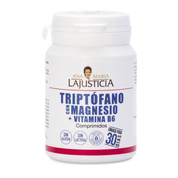 Triptofano con Magnesio + Vit. B6 (60comp)