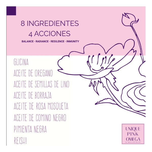 UNIQUE UNIQUE PINK OMEGA (60 CÁPSULAS)