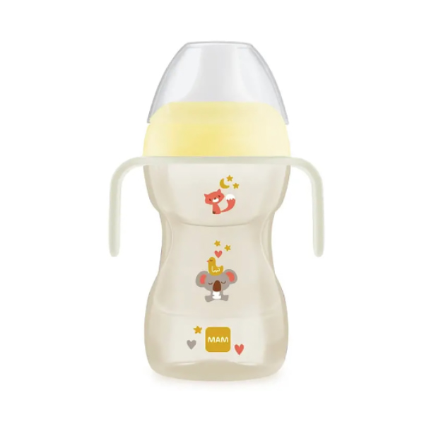 MAM BABY VASO FUN TO DRINK CUP NIGHT&DAY +8M NEUTRO (270ML)