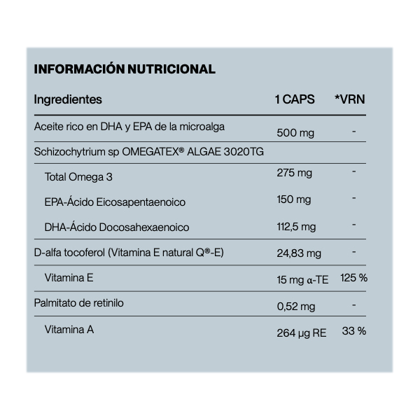 IVB WELLNES VEGAN OMEGA 3+ (60 CAPSULAS)