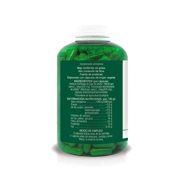 SORIA NATURAL Verde de Alfalfa (240 Cápsulas)