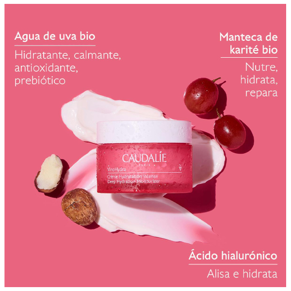CAUDALIE VINOHYDRA CREMA HIDRATACIÓN INTENSA - ANTES VINOSOURCE SOS (50ML)