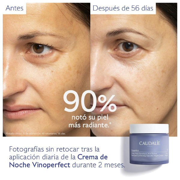 CAUDALIE VINOPERFECT CREMA NOCHE GLICOLICA RECARGA (50ML)