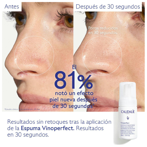 CAUDALIE VINOPERFECT MOUSSE LIMPIADORA MICROPEEELING (50ML)