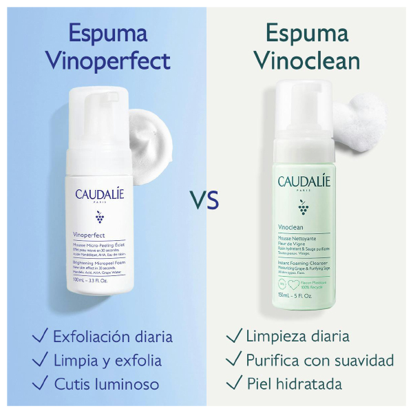 CAUDALIE VINOPERFECT MOUSSE LIMPIADORA MICROPEEELING (50ML)