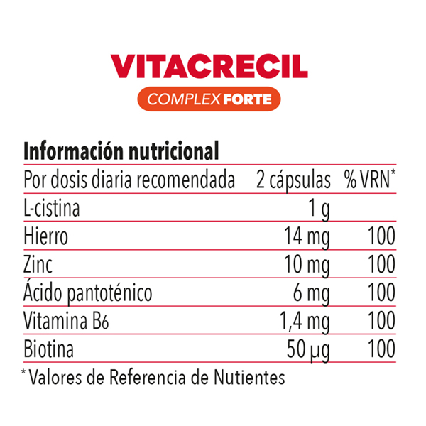 LABORATORIO VIÑAS VITACRECIL COMPLEX FORTE (90 CÁPSULAS)  