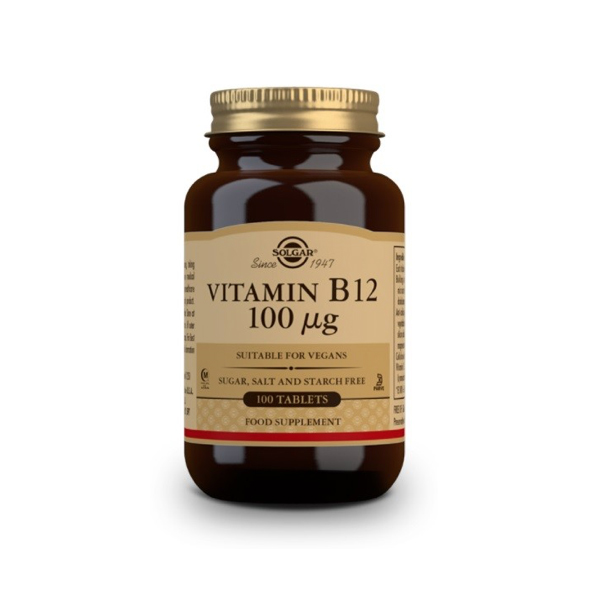 SOLGAR Vitamina B12 100mcg (100 COMPRIMIDOS)