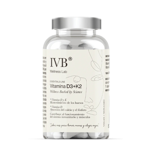 IVB WELLNES VITAMINA D3 + VITAMINA K2 (90 CAPS.VEGANAS)