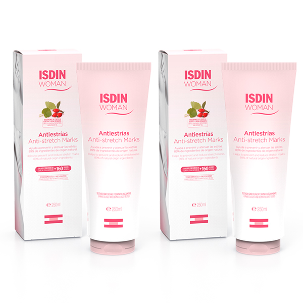 ISDIN PACK WOMAN ANTIESTRIAS - Antes VELASTISA (2 UNIDADES X 250ml)		