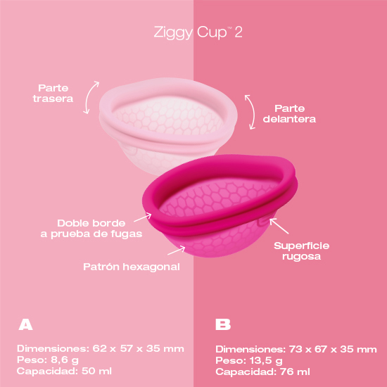 INTIMINA ZIGGY CUP 2 COPA MENSTRUAL TALLA A