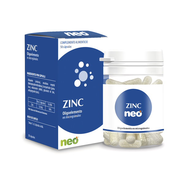 NEOVITAL HEALTH Zinc NEO Microgánulos (50 CÁPSULAS)