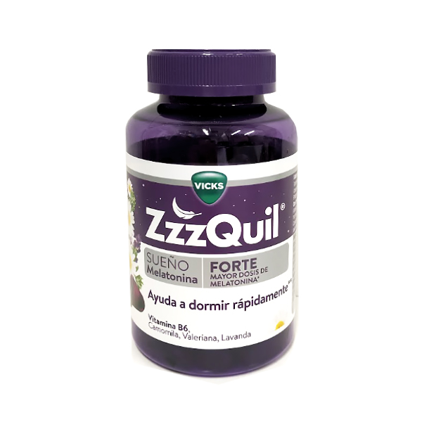 VICKS ZZZQUIL SUEÑO FORTE MELATONINA (60 GUMMIES)
