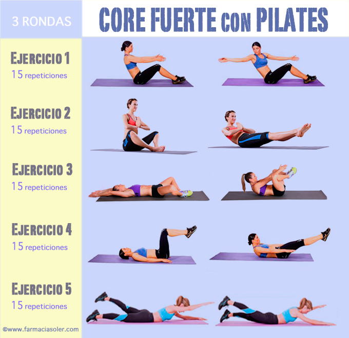 fortalecer core con ejercicios de pilates