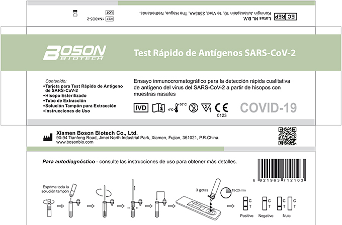 TEST BOSON ANTIGENOS COV-2