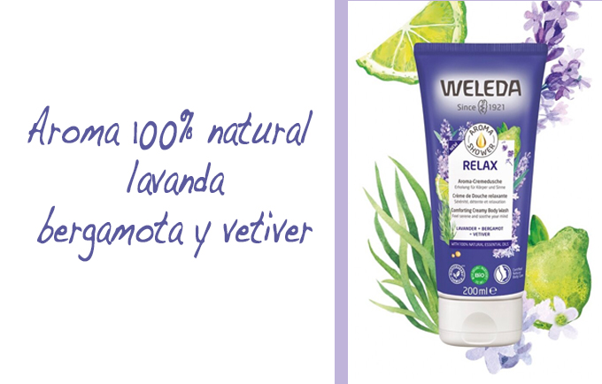 weleda aroma shower relax lavanda