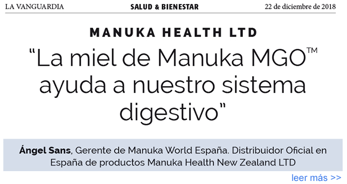 entrevista la vanguardia miel de manuka