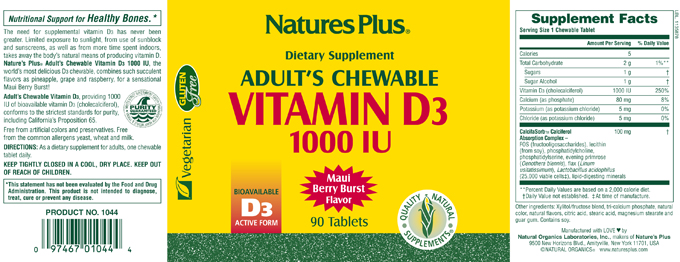 nature s plus vitamina d3
