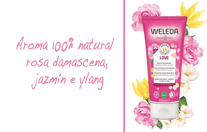 aroma shower weleda love